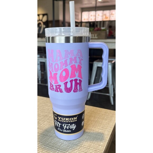 Yukon Outfitters @ Buc-ee’s Mama Mommy Mom Bruh Tumbler With Handle-40 oz-Fast - Picture 1 of 1